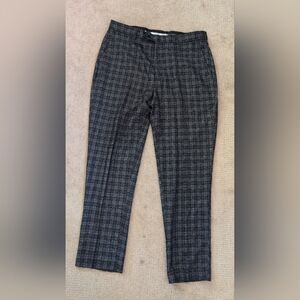 Silversilk Men's Plaid Straight Leg Dress Pants